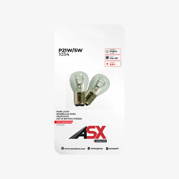 Bombilla P21/5W- 1157 /12v