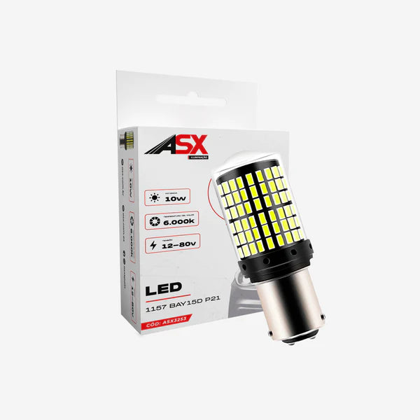 Lámparas LED CSP 1157 (BAY15D P21) CANBus 144 LEDS 12V-80V