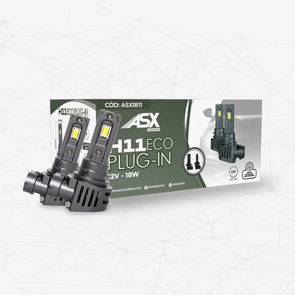 Bombillas faro delantero ECO LIGHT PLUG IN H11 12V