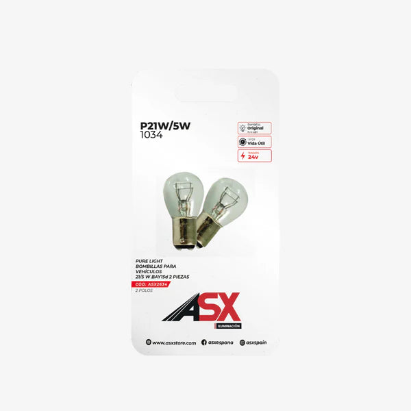 Bombilla P21/5W- 1157 /24V