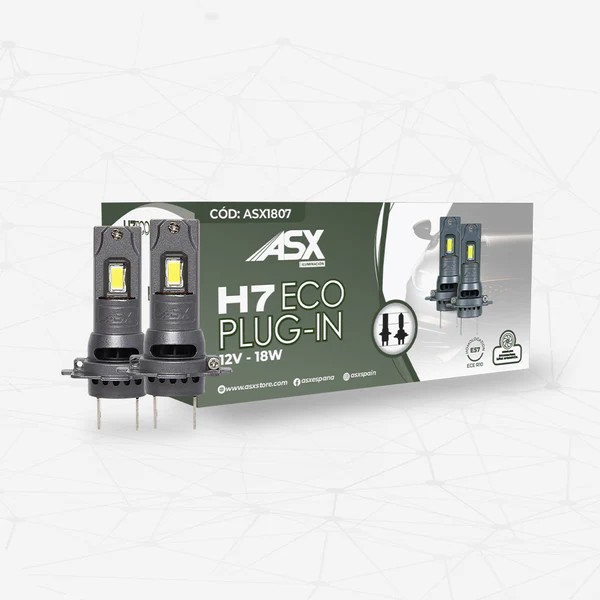 Bombillas faro delantero ECO LIGHT PLUG IN H7 12V